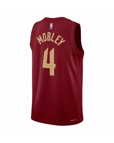 Cleveland Cavaliers Evan Mobley #4 Nike Wine 2022/23 Swingman-Trikot für Herren – Icon Edition