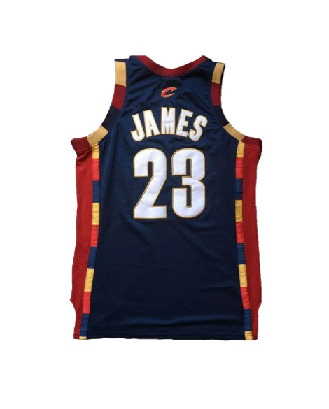 NBA Swingman Cleveland Cavaliers James #23 Mitchell & Ness Marineblaues Trikot 2008/09 für Herren