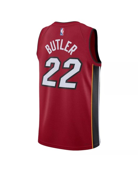 Jimmy Butler Miami Heat No. 22 Jordan Brand 2022/23 Herren Swingman Shirt mit Disclaimer Edition
