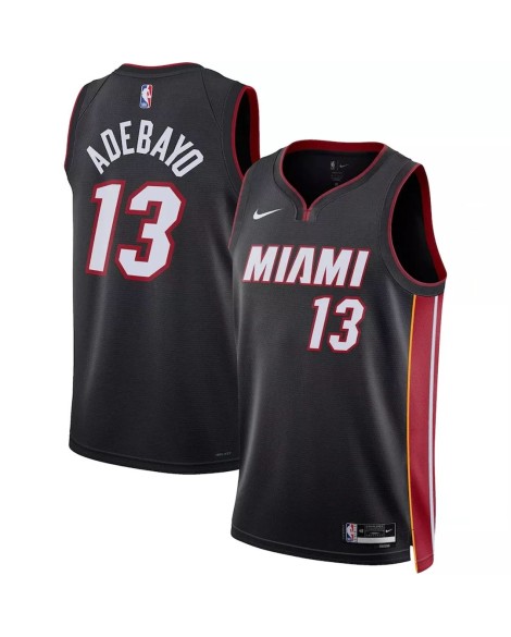 Swingman Miami Heat Bam Adebayo Herren Badeanzug schwarz 22/23 mit Icon Edition