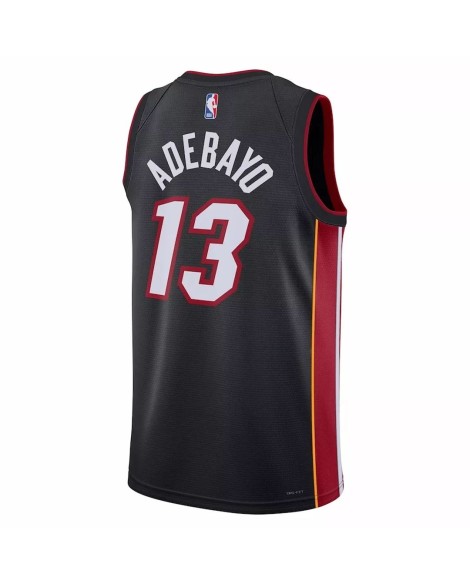 Swingman Miami Heat Bam Adebayo Herren Badeanzug schwarz 22/23 mit Icon Edition
