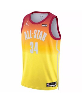 Herren Giannis Antetokounmpo Jordan Brand Orange 2023 NBA All Star Game Swingman Trikot