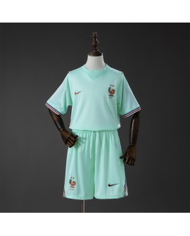 Frankreich Auswärtstrikot-Set 2026 (Kurzarmtrikot + Shorts) - Kind